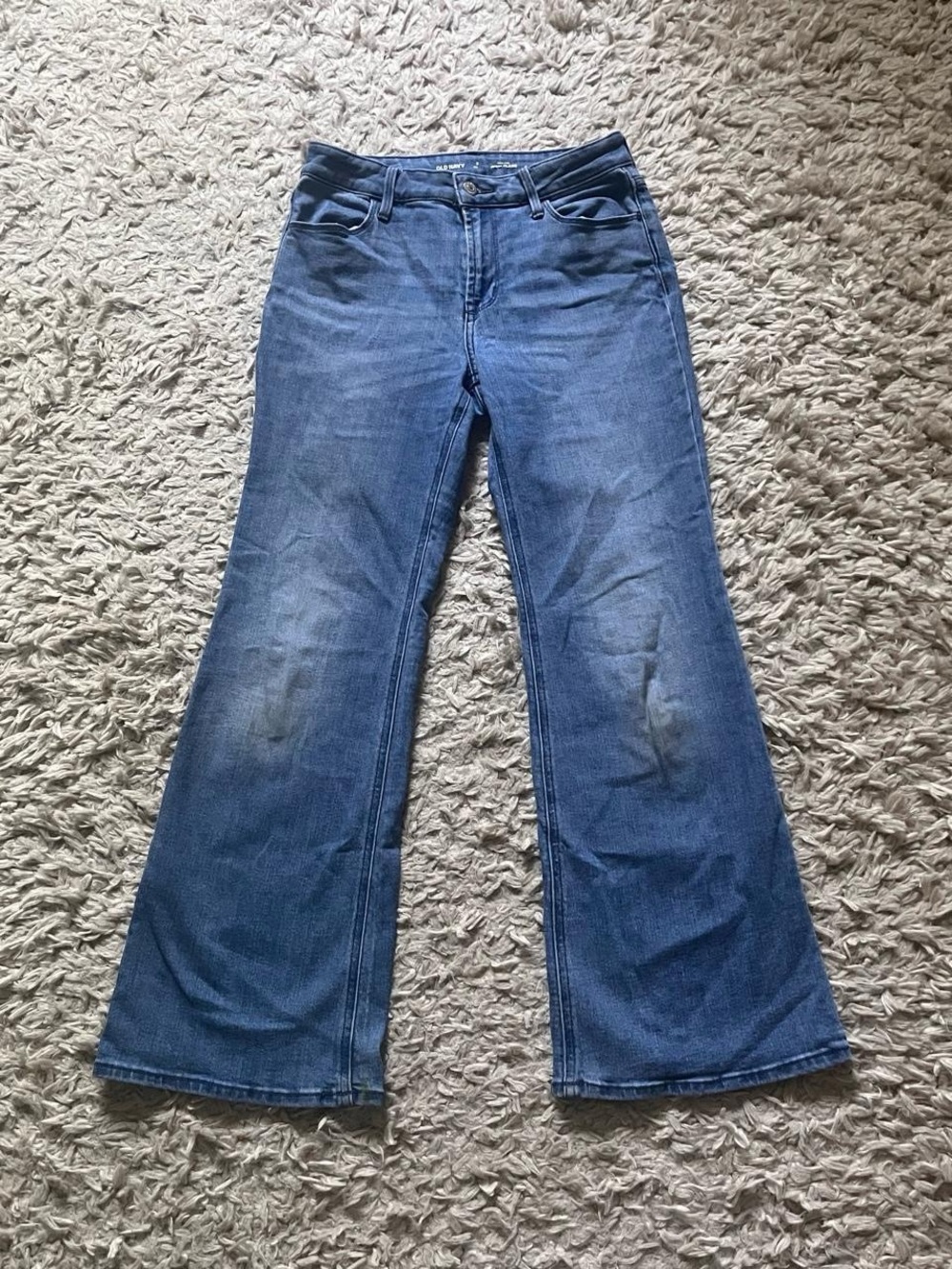 Old Navy High Rise Blue Denim Wow Flare Jeans Women’s 2 Petite